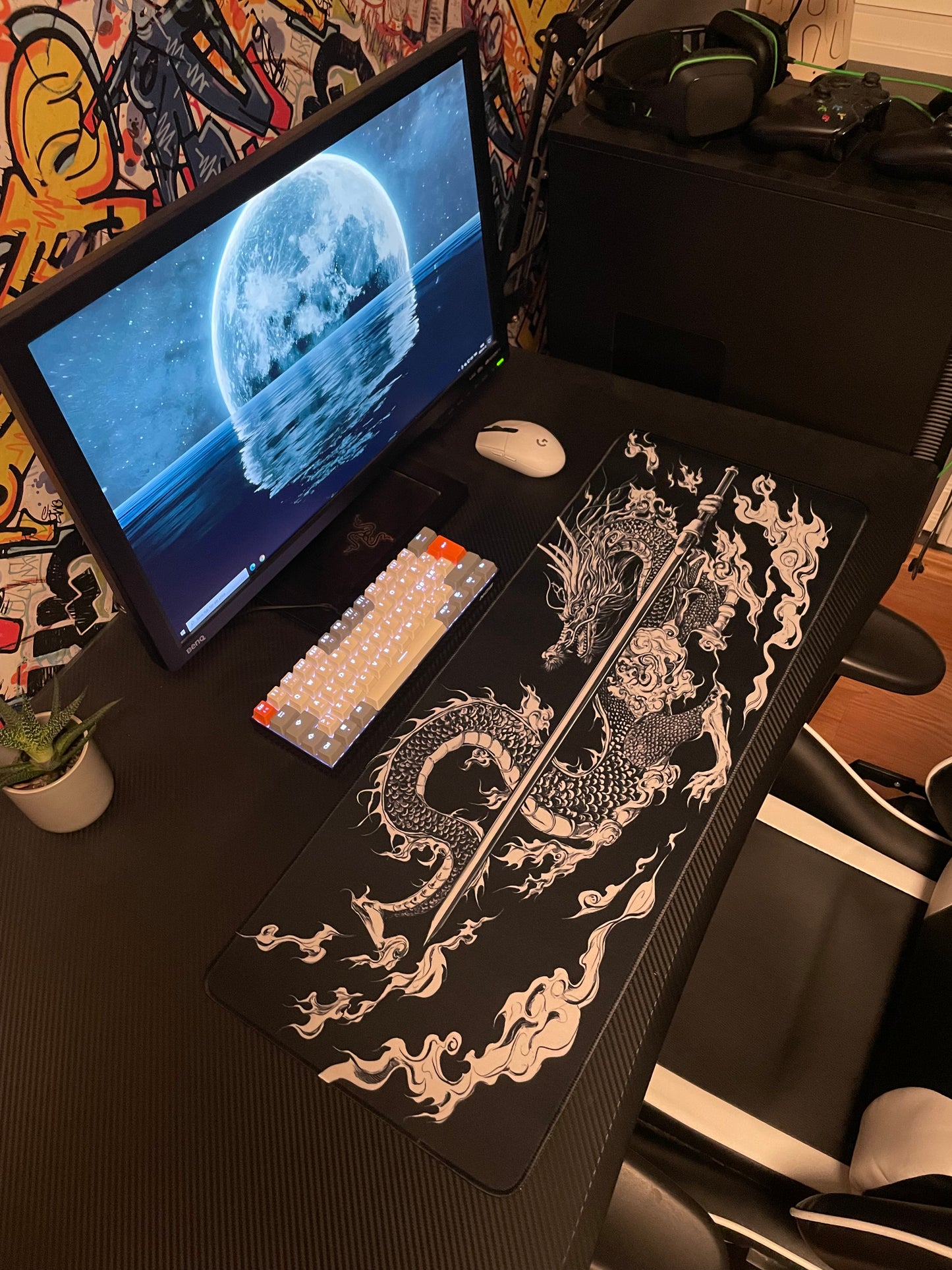 Mousepad Black Dragon