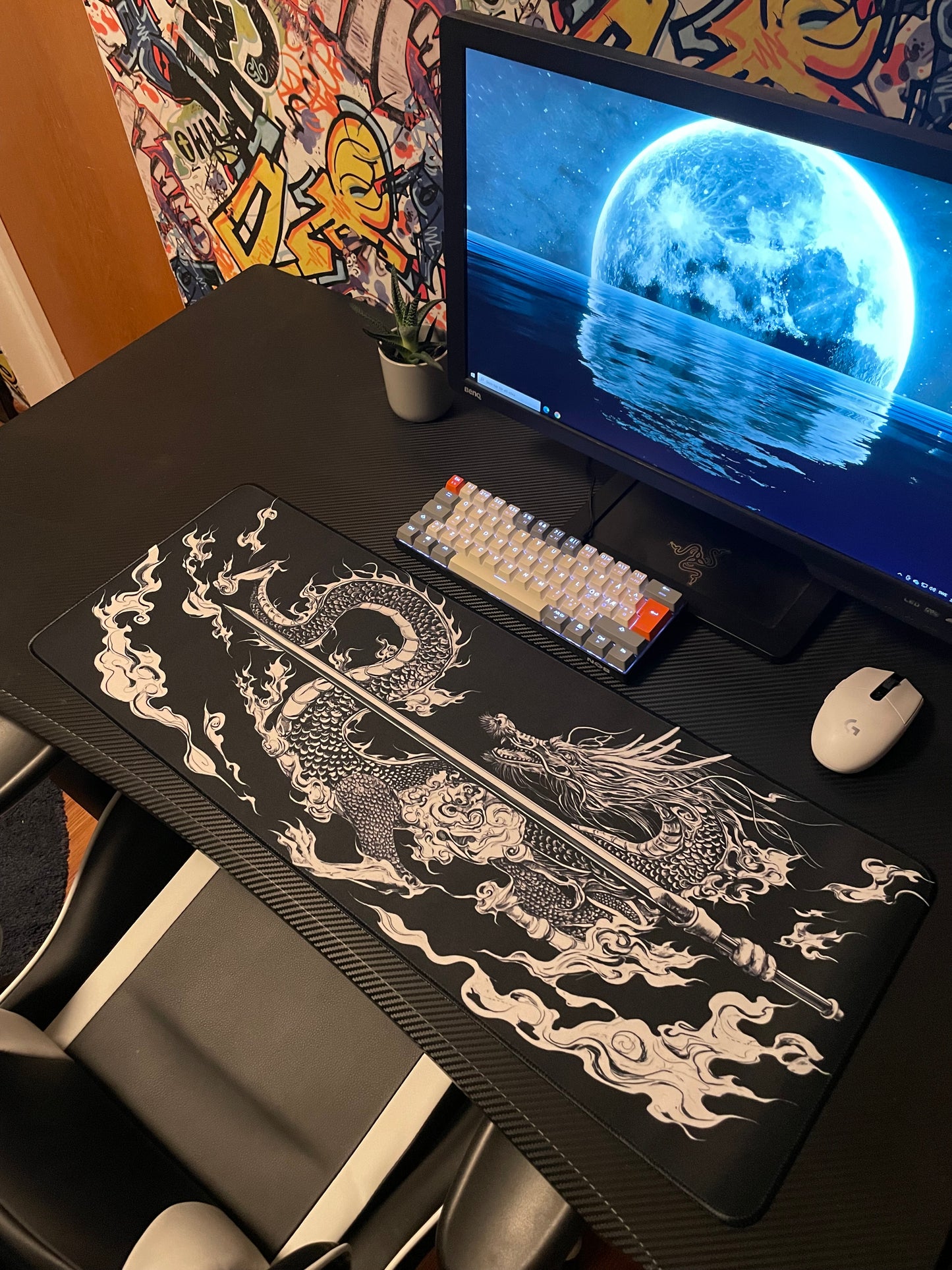 Mousepad Black Dragon