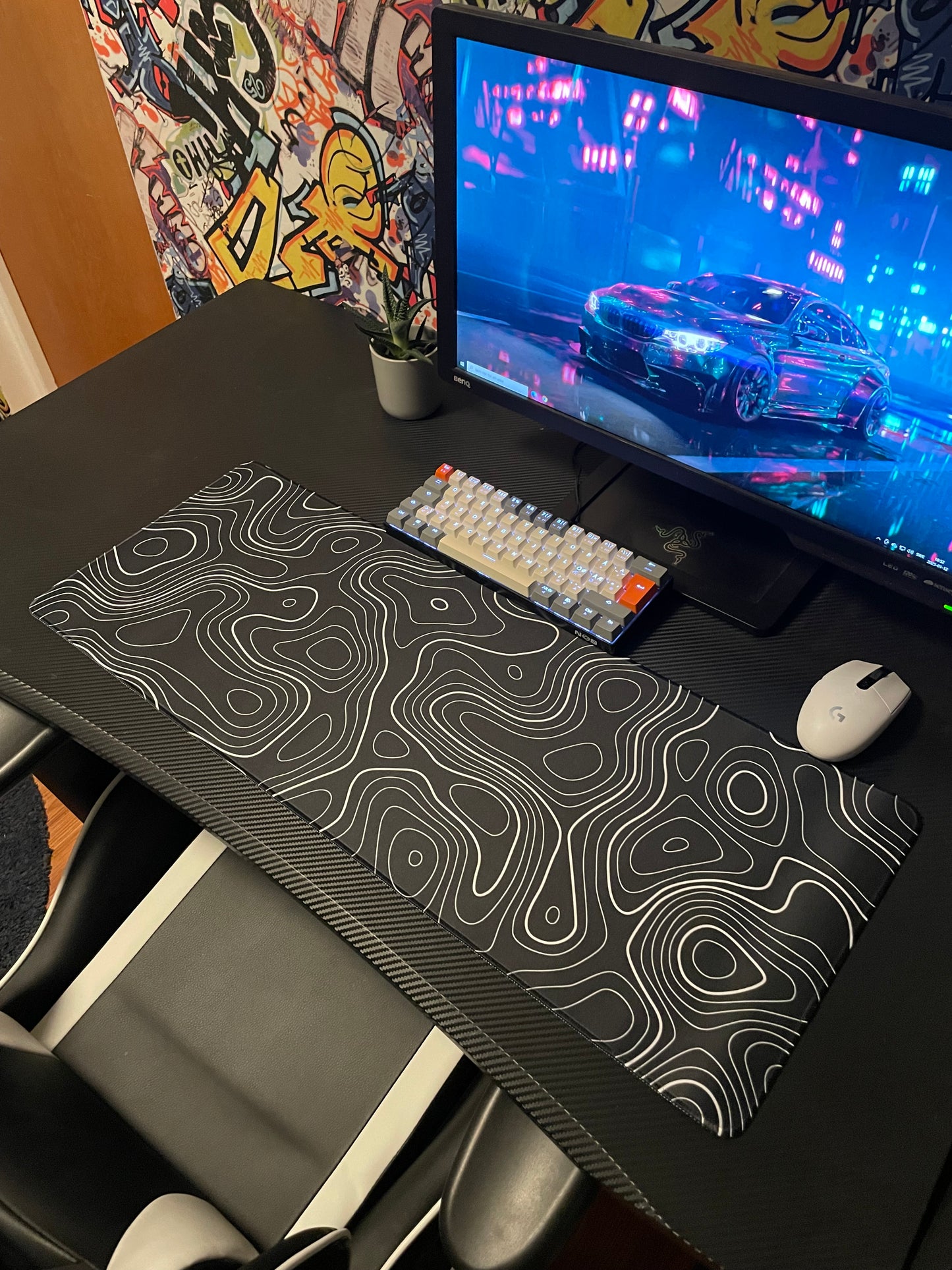 Mousepad Topo Black